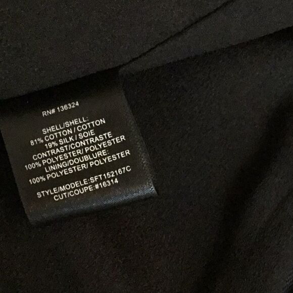 HALSTON EVENING COLLECTION DRESS IN 14 BLUE/BLACK - Picture 16 of 16